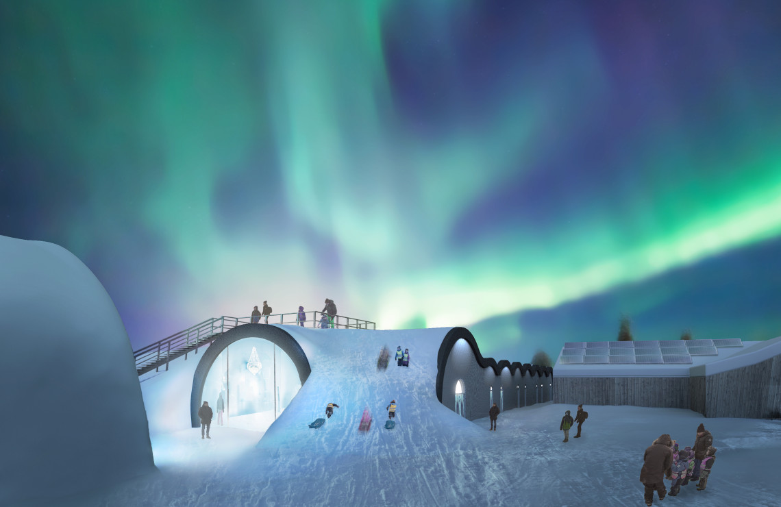 Najväčší ľadový hotel nájdete vo Švédsku