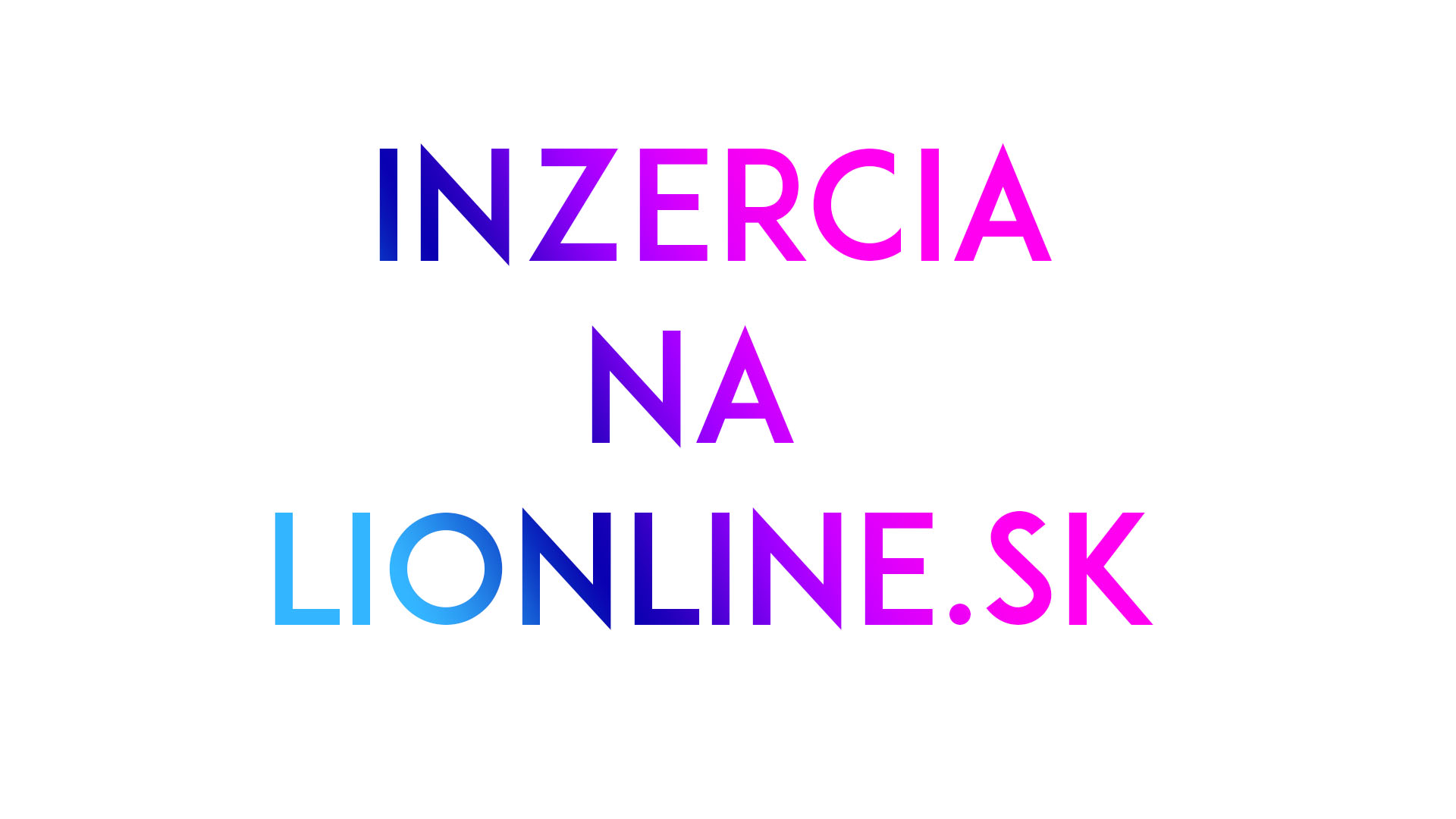 Inzercia na lionline.sk